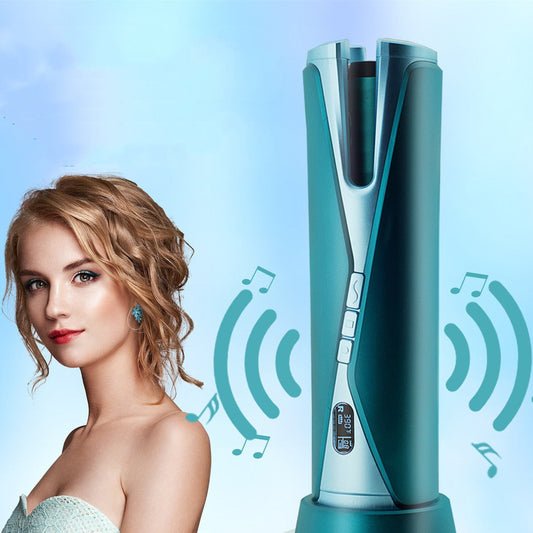 Wireless Mini Automatic Hair Iron Portable Music