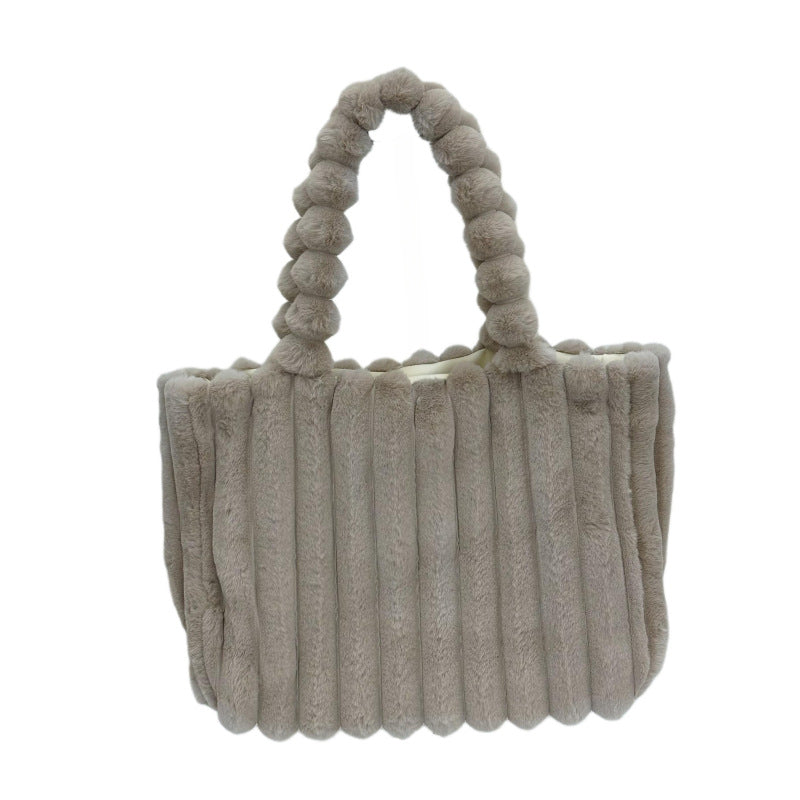 Women's Fashion All-matching Fur Bag