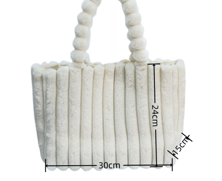 Women's Fashion All-matching Fur Bag