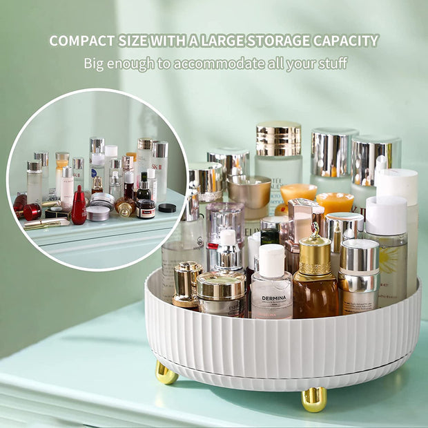 360° Rotating Makeup Perfume Organizer