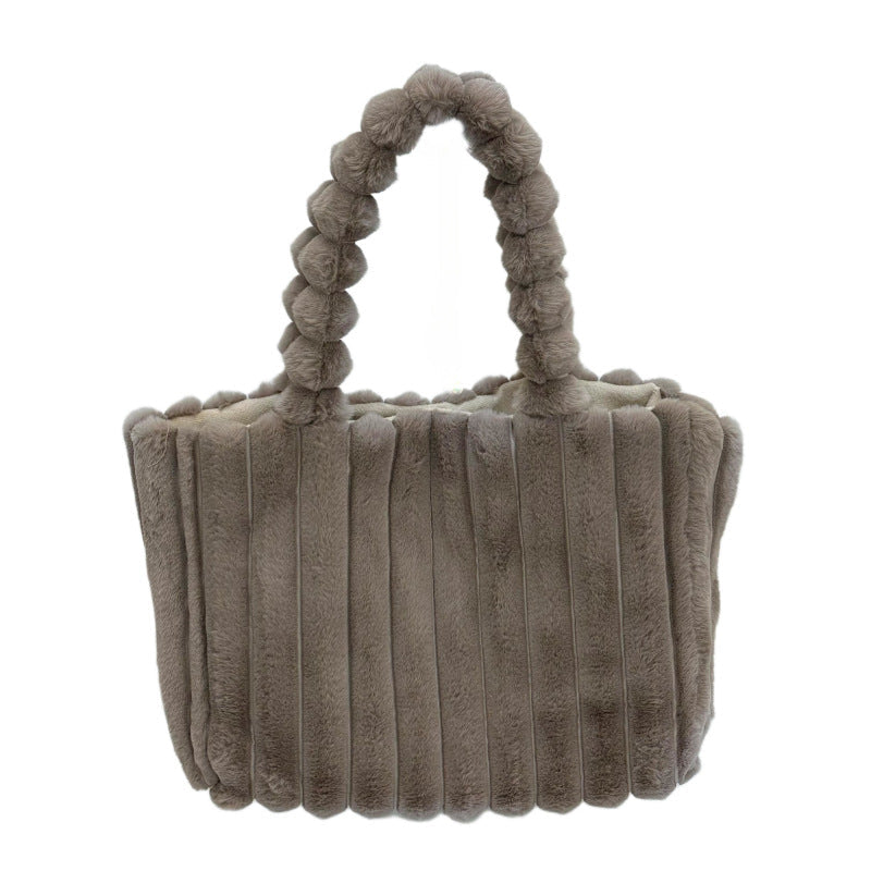 Women's Fashion All-matching Fur Bag