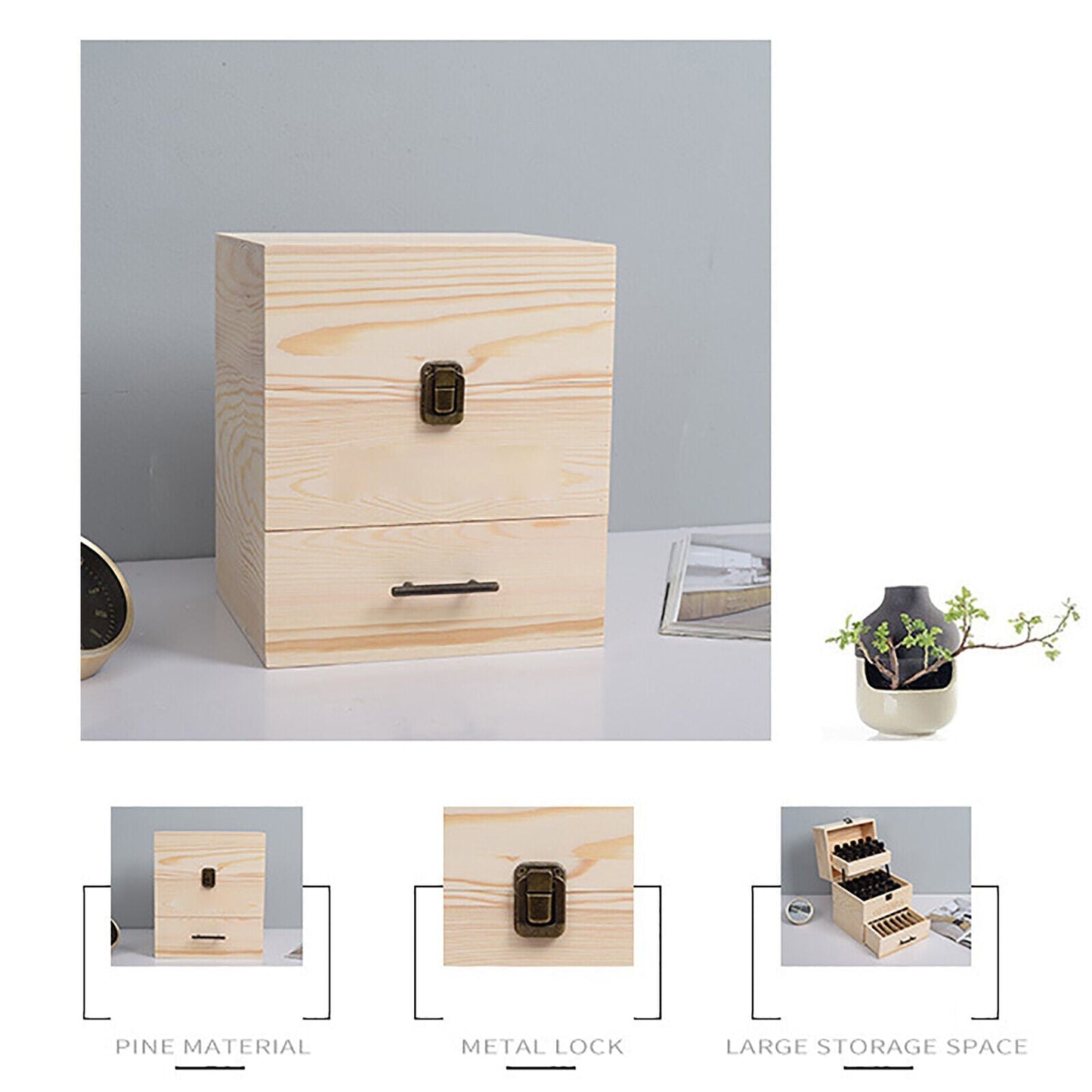 3-Tier Essential Oil & Perfume Storage Box