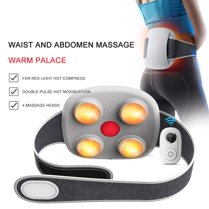 Women's Waist And Abdomen Massager Low Frequency Pulse Physiotherapy Device