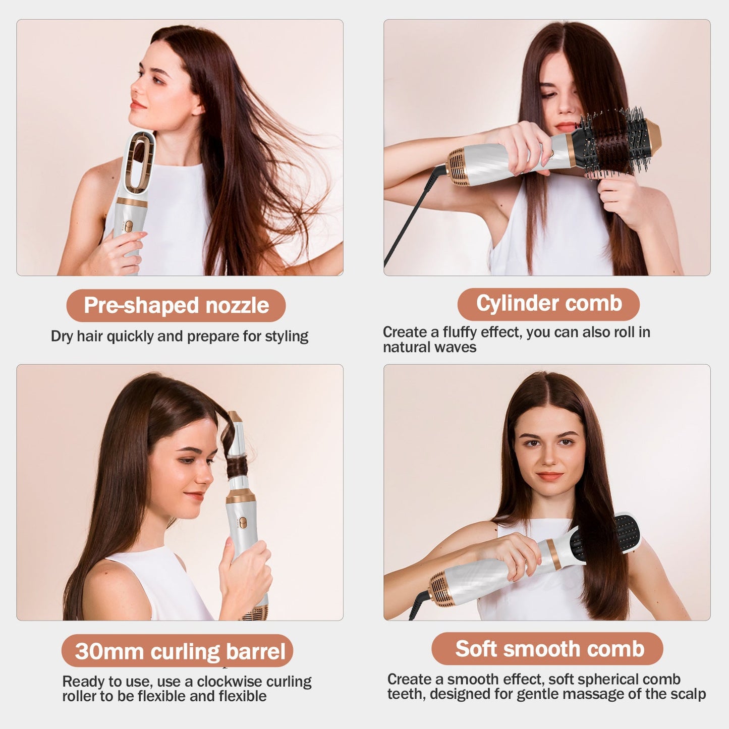 Multi Head Five In One Automatic Hair Curler