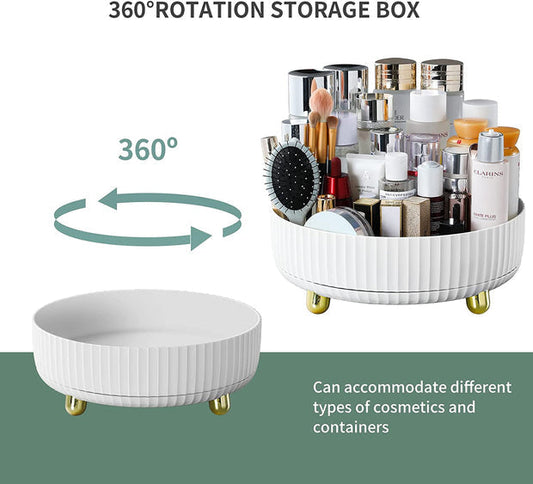 360° Rotating Makeup Perfume Organizer
